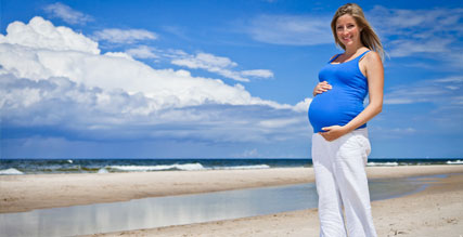Paradise Beaches for Pregnant Women